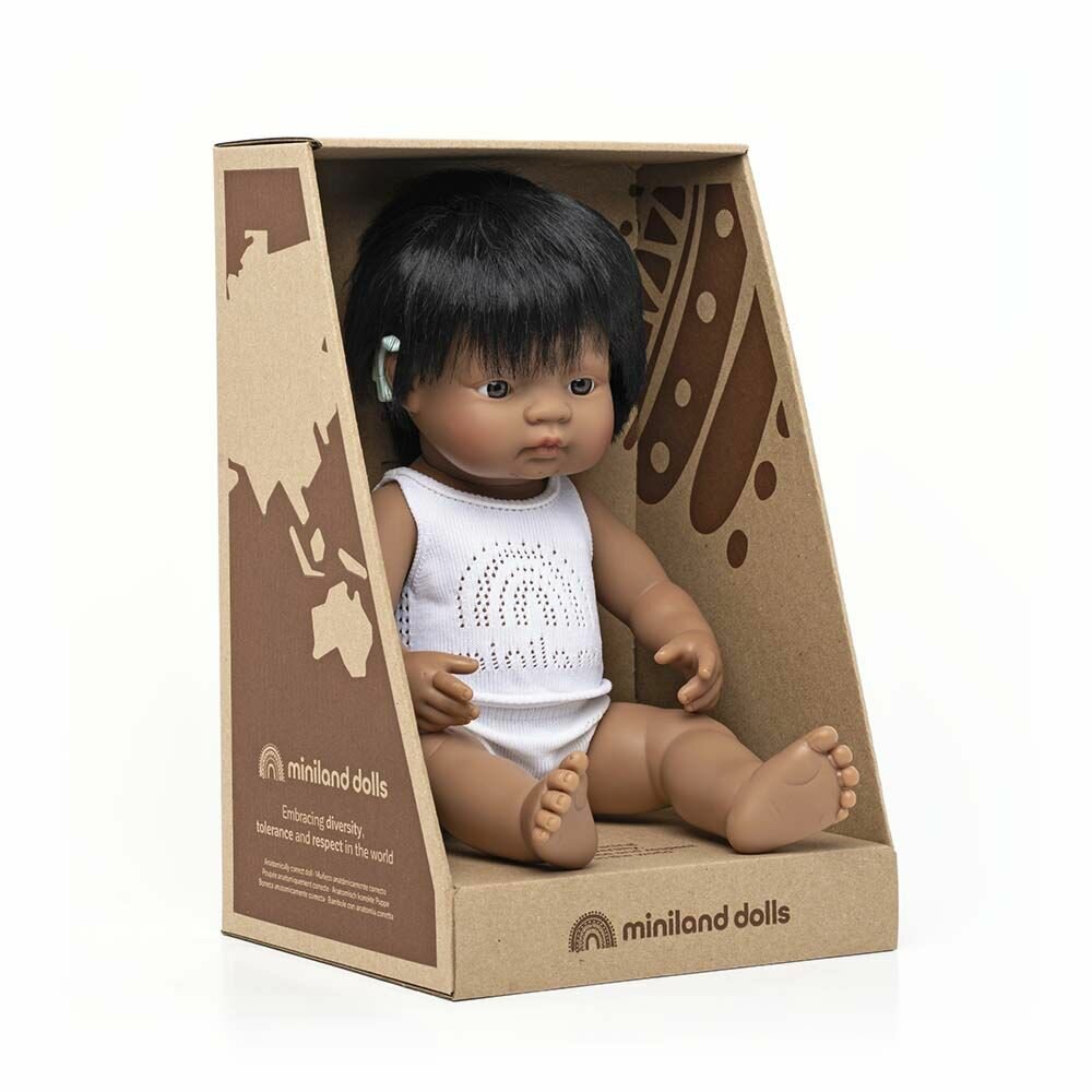 Altaar De Alpen Reis Latino babyjongen met gehoorapparaat (38 cm) | Speelgoed pop - Poppen &  Rollenspel speelgoed