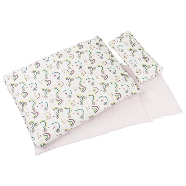 Poppenbeddengoed Regenboog (3 delig)