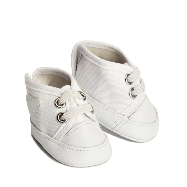 Witte sneakers voor pop (34-36 cm)