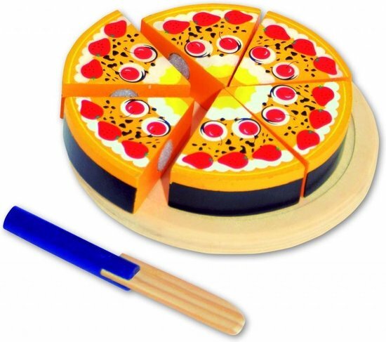 Aardbeientaart om te snijden