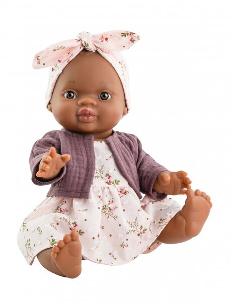 Gordis babymeisje  Olga donker (34 cm)