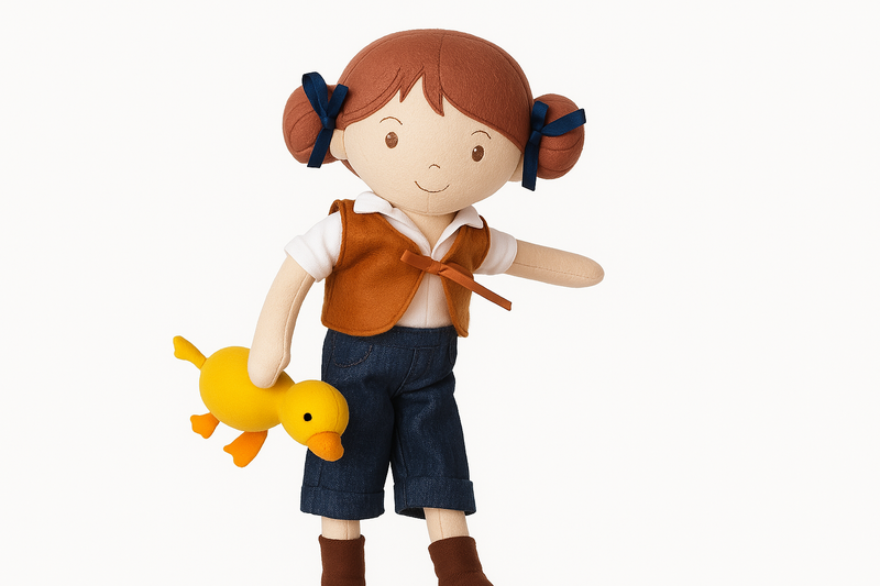 Lappenpop Farm Girl 35 cm