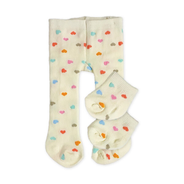 Maillot en sokjes confetti hart (35-45 cm)