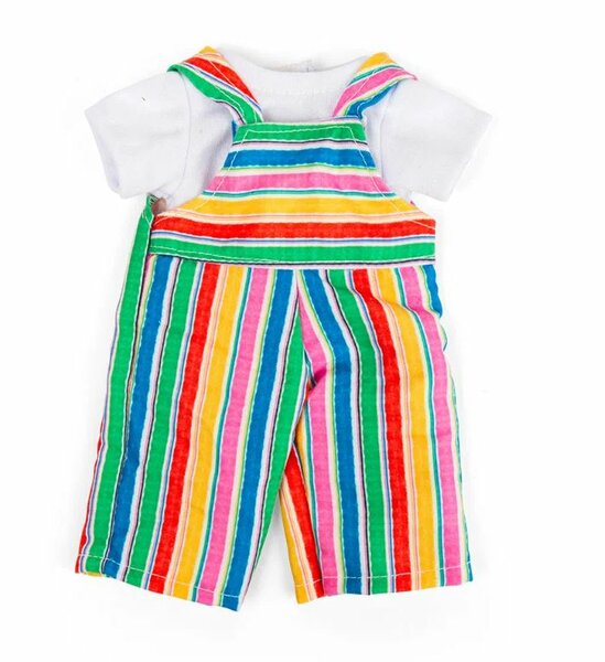 Gestreepte Tuinbroek met wit&nbsp;T-shirt 