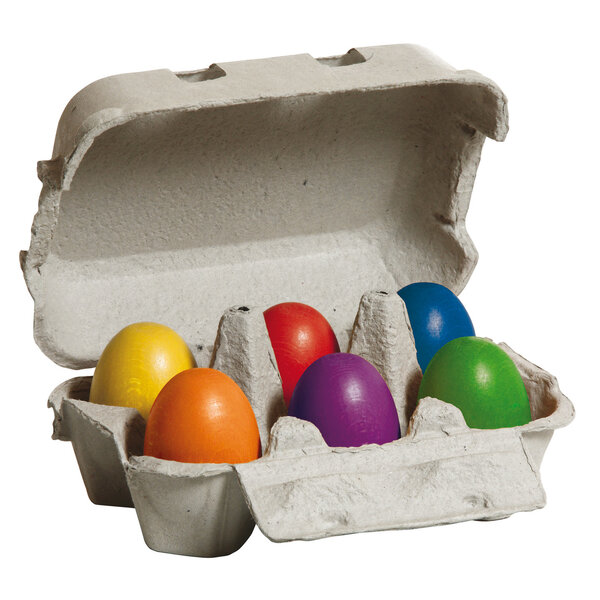 Uitdrukking Intuïtie natuurkundige Goodtoys.nl | Eierdoosje met 6 gekleurde eieren | Speelgoed - Poppen &  Rollenspel speelgoed