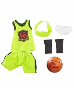 Kruselings kledingset Basketball Star (23 cm)