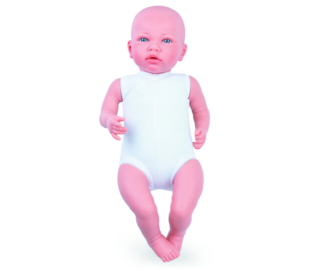 Pop Ane baby naakt met stoffen romp (45 cm)
