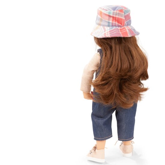 De lange haren van Little Kidz pop Grete in Denim