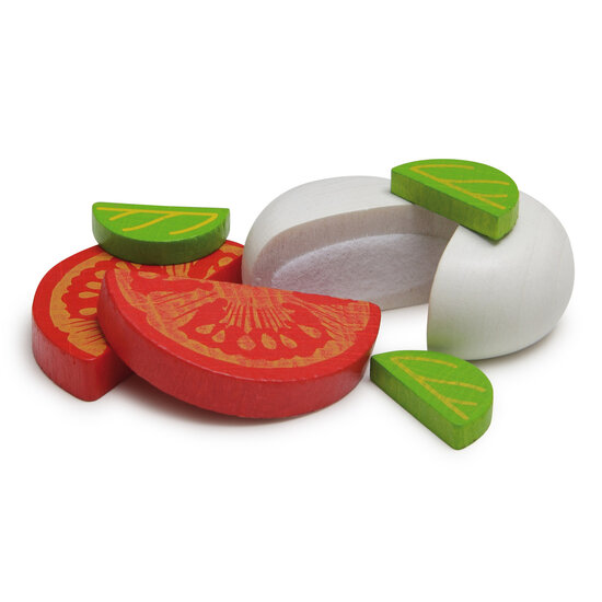 Mozzarella en tomaat in tinnen doosje (8 delig)