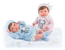 Reborn Babypop Ane Mouse samen met haar broertje Luka Mouse