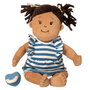 Stoffen pop Baby Stella Beige Doll met bruine staartjes (38 cm)