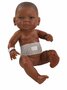 Bebito naakte donkere babypop jongen (45 cm)