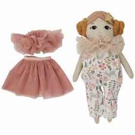Stoffen pop Estelle met extra outfit (37 cm)