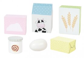 Houten speelset bakingrediënten (6 delig)