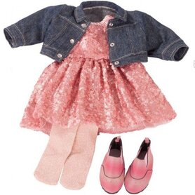 Kledingset Glitter Glamour (5 delig) XL