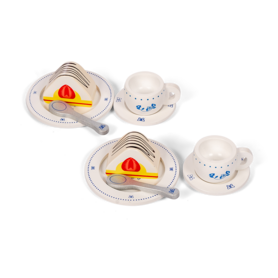 Houten theeset Royal (10 delig)