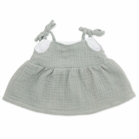 Spaghettibandjes jurk mint voor ByAstrup knuffelpoppen
