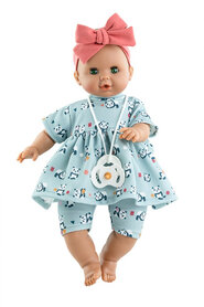 Sonia pop panda met blanke huidskleur met mechanisme (36 cm)
