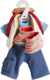 Kledingset Op stap (30 cm)