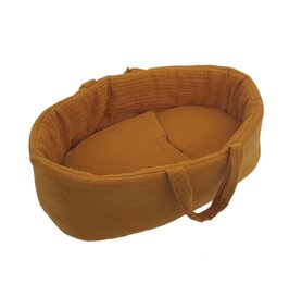 Poppendraagmand Ochre Mousseline (36 cm)