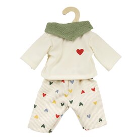 Kledingset broek met shirt Confetti Hart (28-35 cm)