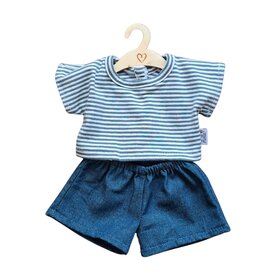 Poppenbroekje en Shirt Sam Icy Jeans (34-cm)