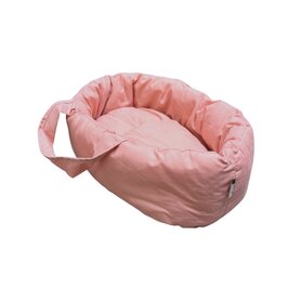 Poppendraagmand Mini Peach (21cm)