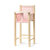 Houten Poppenstoel blank/roze