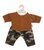 Poppenbroek en Shirt Camouflage Ochre (34-cm)