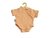 Poppenromper Dusty Rose (34 cm)