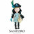 Santoro Gorjuss pop 'Black Pearl'' (32 cm)