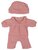 2 delige kledingset roze voor poppen 38 cm