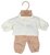 Poppenkleding Ecru/Beige – Sweater & Broek 38 cm
